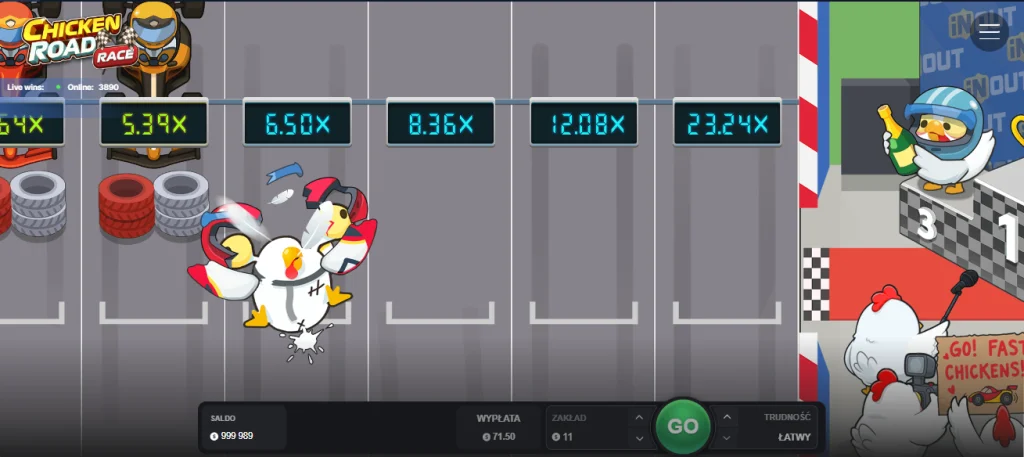 Chicken Road Race Demo Gra