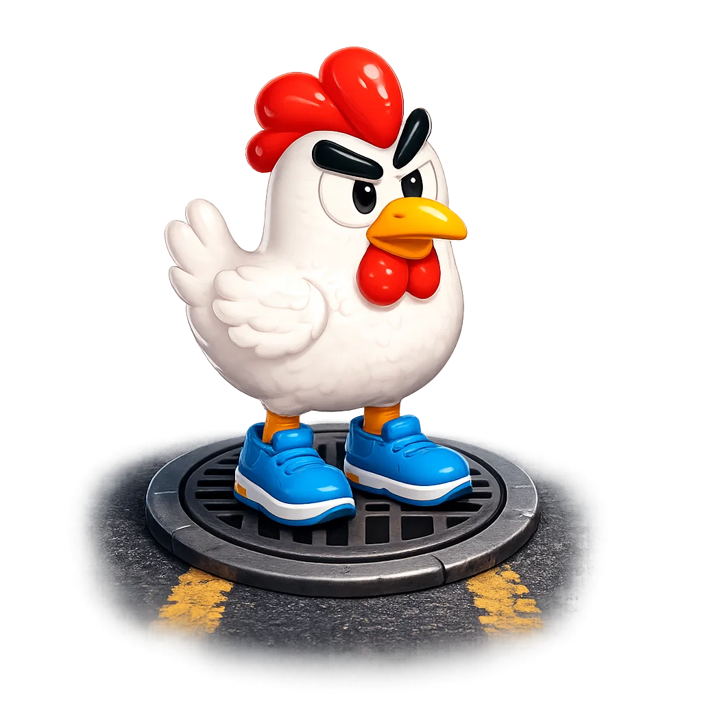 Chicken Rough Logo