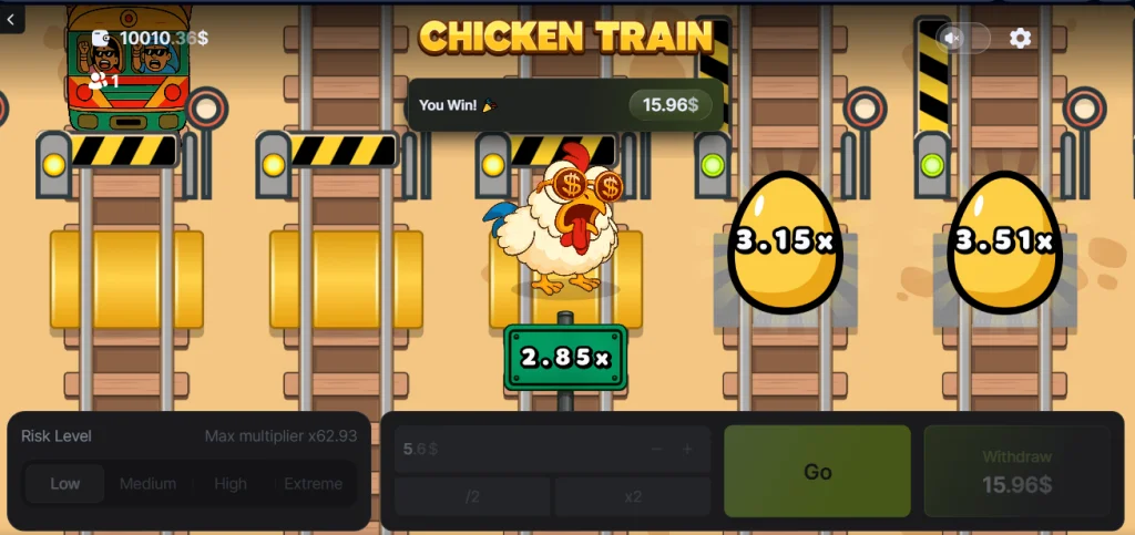 Chicken Train Demo Gra