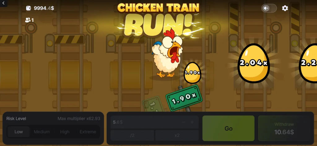 Demo Gra Chicken Train