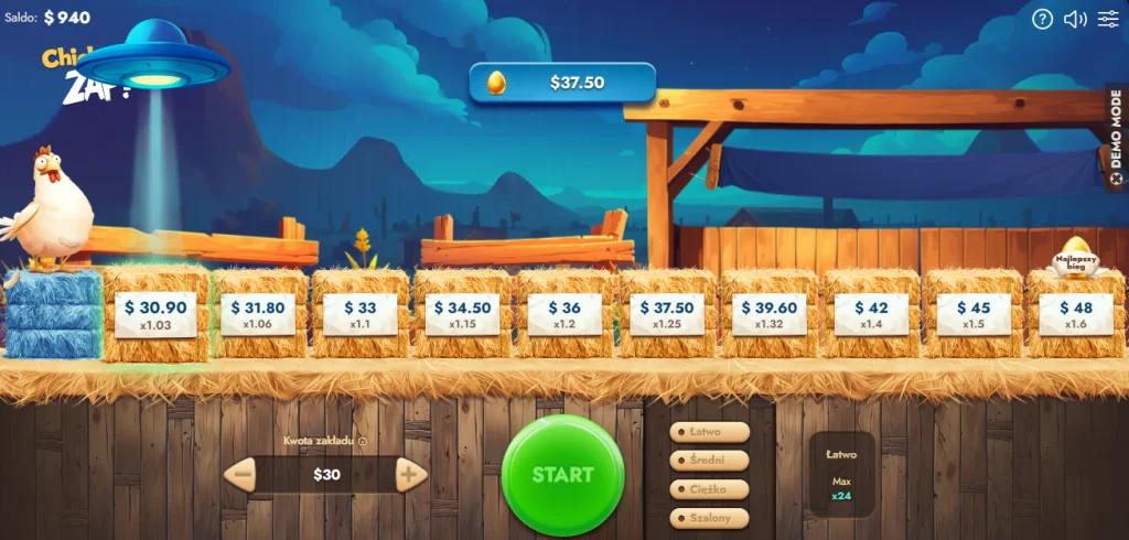 Demo Gra Chicken Zap
