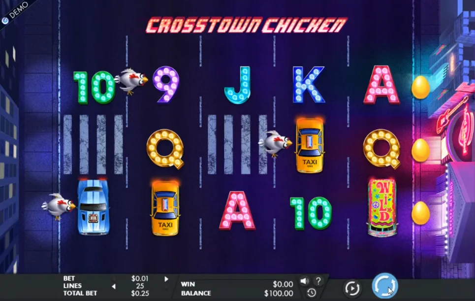Demo Gra Crosstown Chicken